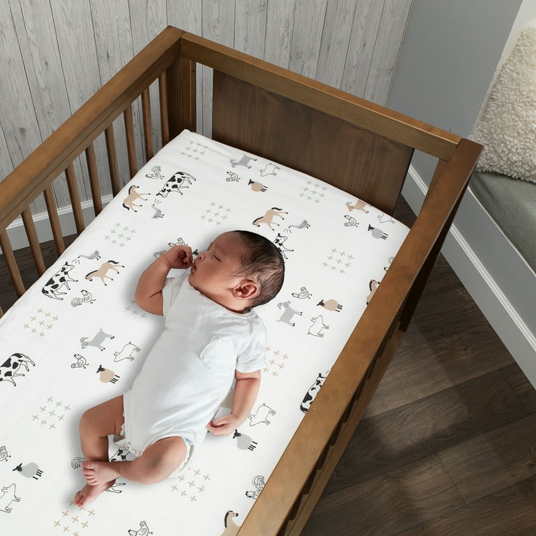 Baby farm animal crib bedding sets sales