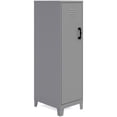 thumbnail image 3 of Pemberly Row 4 Shelf No Assembly Metal Storage Locker Cabinet in Arctic Silver, 3 of 11