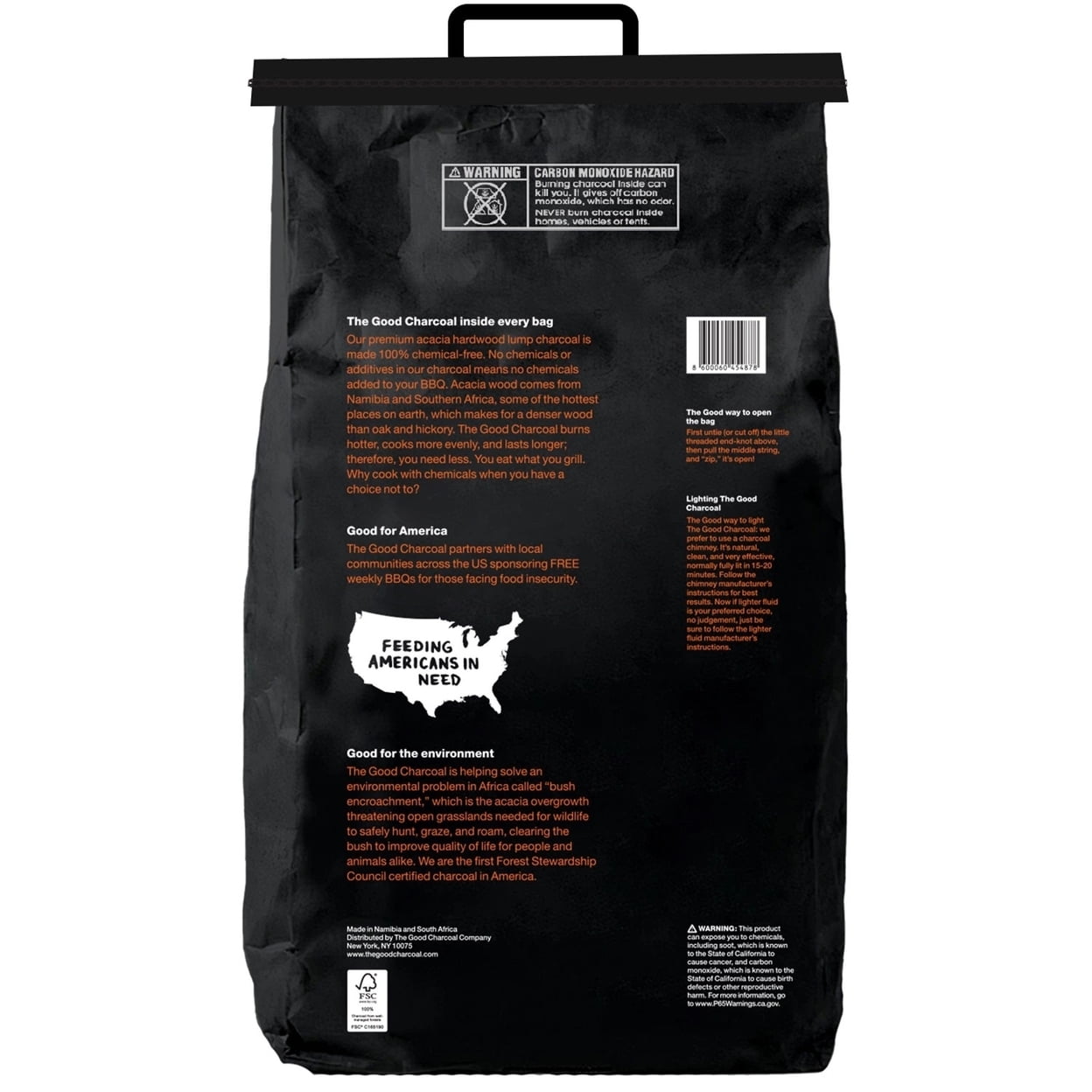The Good Charcoal Lump Charcoal - 27.5 Pounds