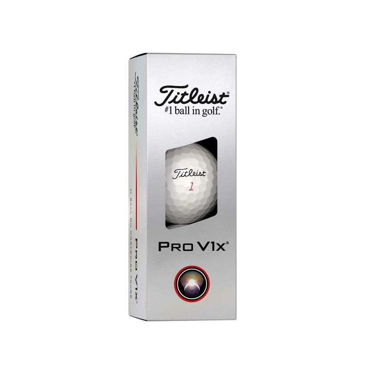 Titleist Pro V1x Golf Balls - High Flight Trajectory - Walmart.com