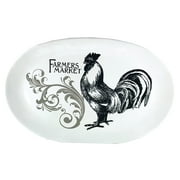 Great Finds SV023-PO Farmhouse Collection Ceramic Plate, Oval