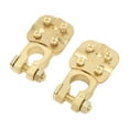 thumbnail image 1 of Top Post Battery Terminals Clamp Set, Brass Battery Terminal Connector Excellent Electrical Conductivity  For Trucks, 1 of 8