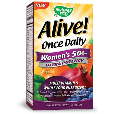 Nature's Way Vivant! Une fois Daily femmes 50+ Ultra-vitamine Potence multi comprimés - 60 CT
