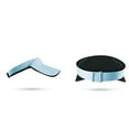 thumbnail image 2 of Seamless Neoprene Sun Visor with Stretch Band for Women Men Adjustable for Running Tennis Golf Ourdoor Sports, 2 of 5