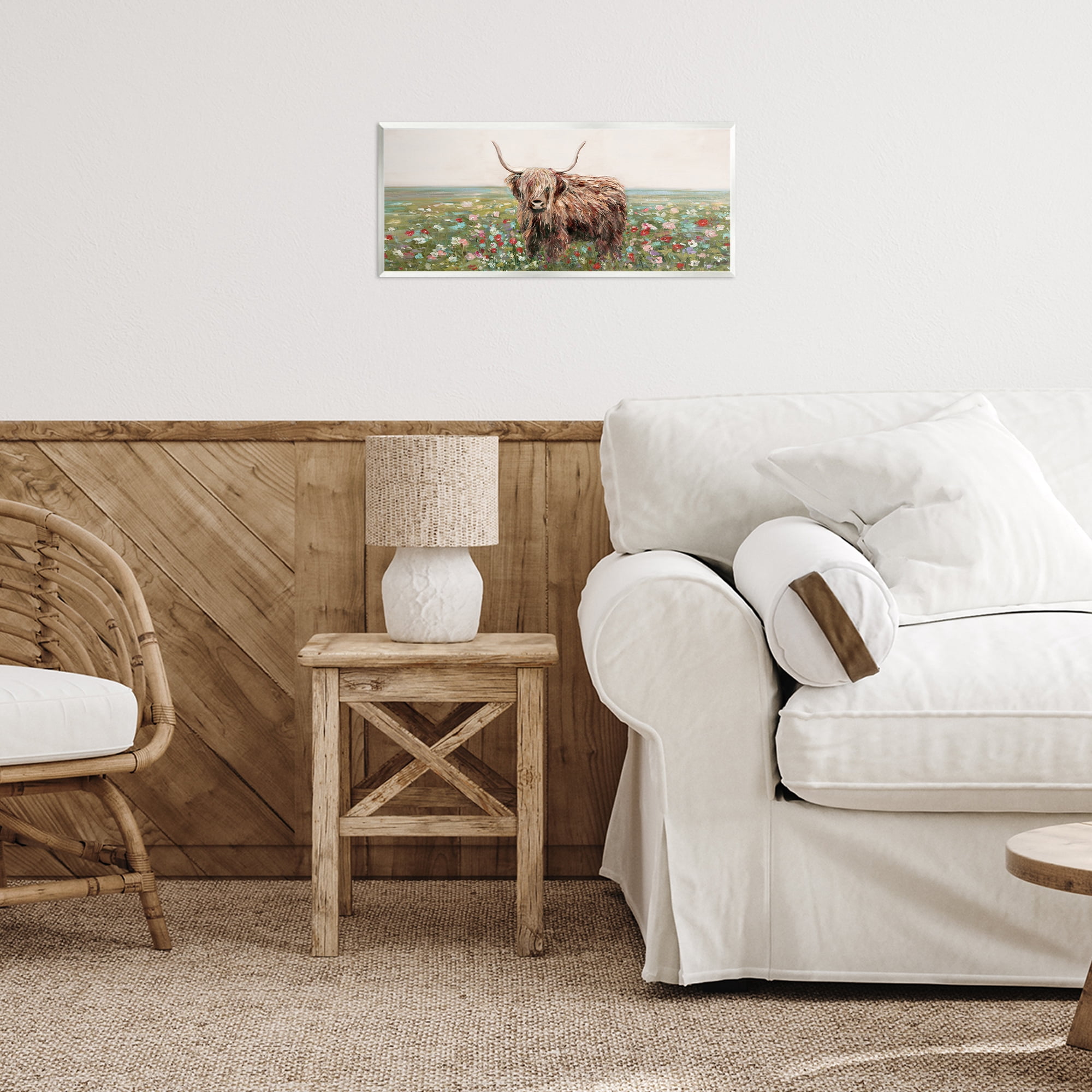 Stupell Industries Grazing In Poppy Field Wall Plaque Art, design by Sally Swatland