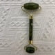 thumbnail image 5 of Juego de dos piezas de rodillo de jade facial, masajeador de jade, tabla de raspado facial, jade verde del sur, aleación de zinc, 5 of 6