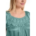 thumbnail image 5 of EZI Nightgowns for Women - Soft & Breathable Satin Night Gowns for Adult Women - Medium to Plus Size Womens Sleep Shirts - Long Mid-Length Nightgown, 5 of 6