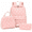 Sakura, variant on Cute 3-in-1 Kids Backpack Set for School Girls Ages 10+, Lightweight Bookbag with Insulated Lunch Bag & Pencil Case, Durable Backpacks for Teen Girls Daughter Fits 15 Inch Laptop - Black