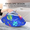 thumbnail image 4 of Yayeee Pillowcase Standard Size Set of 2 Satin Wrinkle Resistant Envelope Pillow Case, Colorful Cartoon Planets, 4 of 8