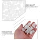 thumbnail image 4 of 100 unids Natural Decorativo Pulido Blanco Guijarros Pequeñas Piedras Decorativas Ríos, 4 of 6