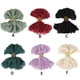 thumbnail image 3 of Injueey Servilletas de poliéster arrugado de 6 piezas para decoración de , duraderas y reutilizables, de color sólido. Mostrada vino tinto, 3 of 6