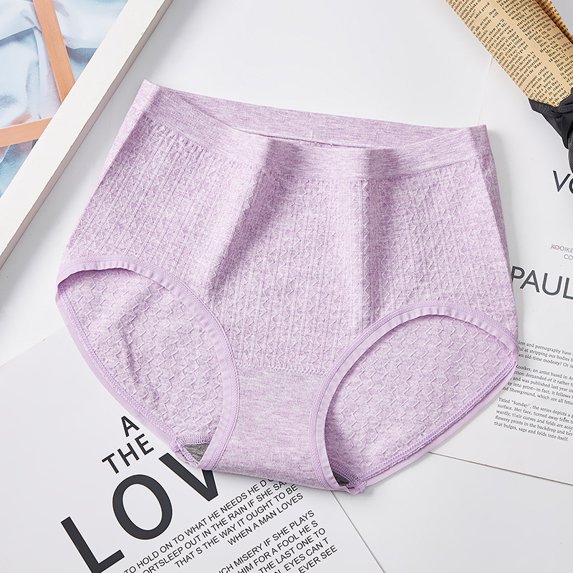 Women's Mid-Waist Seamless Breathable Seamless Antibacterial Underwear