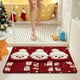 thumbnail image 5 of Alfombra de Baño de Diatomeas de Papá Noel con Imitación de Punto | Felpudo Navideño de Poliéster Antideslizante | Alfombra Decorativa Navideña | Decoración Suave, Duradera y Festiva para El Hogar, 5 of 6