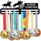 thumbnail image 1 of Exhibidor de medallas ecuestres, soporte para medallas de salto ecuestre, estante de pared para premios, soporte para cintas, exhibidor de cintas de caballos, regalo para atletas, 1 of 9