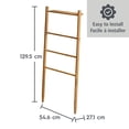 thumbnail image 3 of Better Homes & Gardens Light Honey Acacia Wood Towel and Linen Ladder, 3 of 9