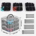 thumbnail image 2 of Kit de sujetadores SEINECA 635PCS - Retenedores para paneles de molduras de puertas, 2 of 6