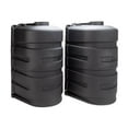 thumbnail image 3 of Camco Propane Tank Cover 50512 For Dual 30 Pound Tanks While Mounted; Protection From Flying Debris and UV Rays; Black; Polymer, 3 of 12