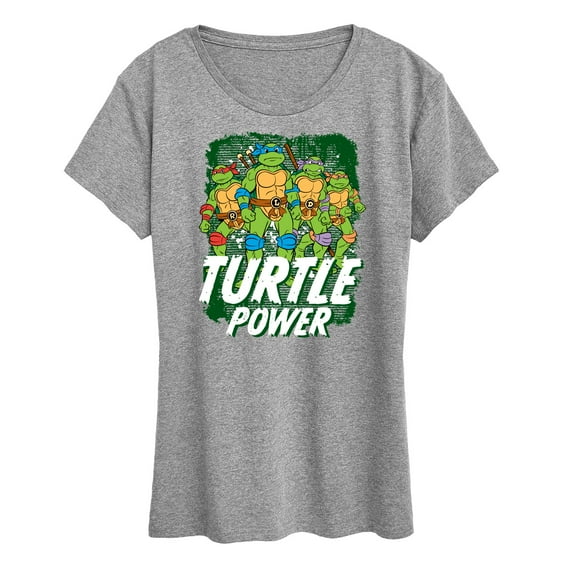 Teenage Mutant Ninja Turtles - Turtle Power - Women's Short Sleeve Graphic T-Shirt