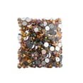 thumbnail image 4 of John Bead 500-Piece 10mm (SS45) | Gold AB Acrylic Round Flat Back Rhinestones, 4 of 5