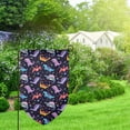 thumbnail image 2 of Wukai Cartoon Dinosaur Print Garden Flag 12.5x18 Inch Double Sided Sun-resistant Rain-resistant, Wrinkle-resistant Colorfast(Only Flag), 2 of 5