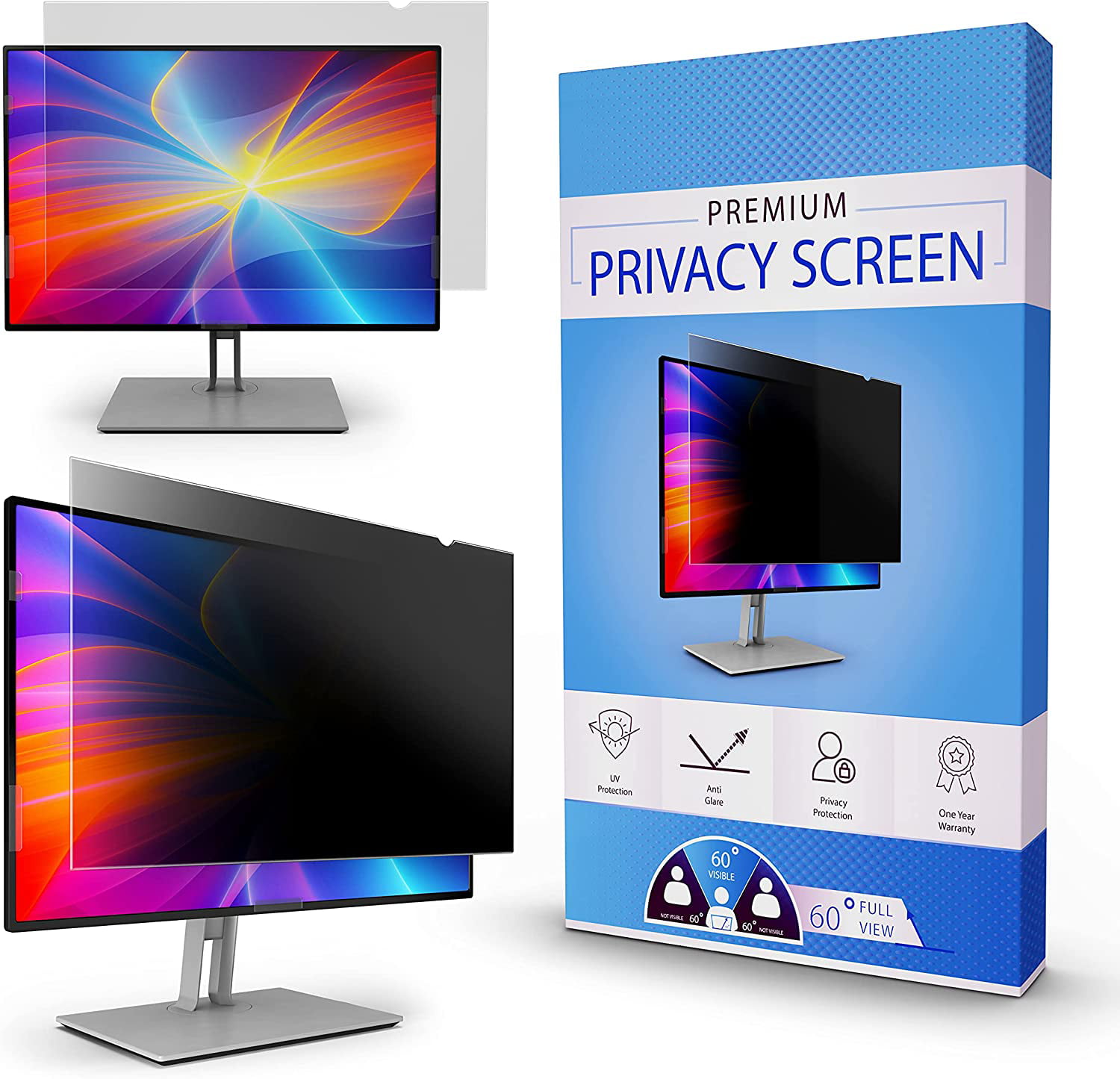 Privacy Screen Filter for 19 Inches Desktop Computer Widescreen Monitor 