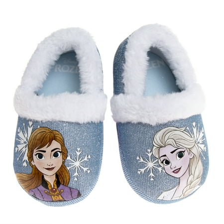 

Disney Frozen Anna and Elsa Confident Sisters Toddler Girls Dual Sizes Slippers