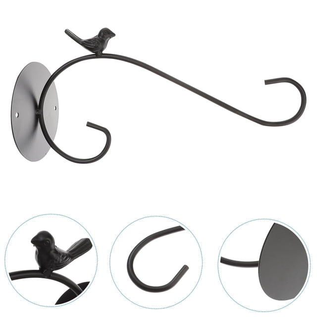 BESTYASH Rack De Hierro Negro Para Plantas Colgantes Con Soporte Fuerte Para Macetas