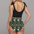 thumbnail image 5 of UTSJKR Womens High Waisted Bikini Sets Scoop Neck Two Piece Swimsuits Sporty Bathing Suits Swimwear 2025 Multicolor M, 5 of 7