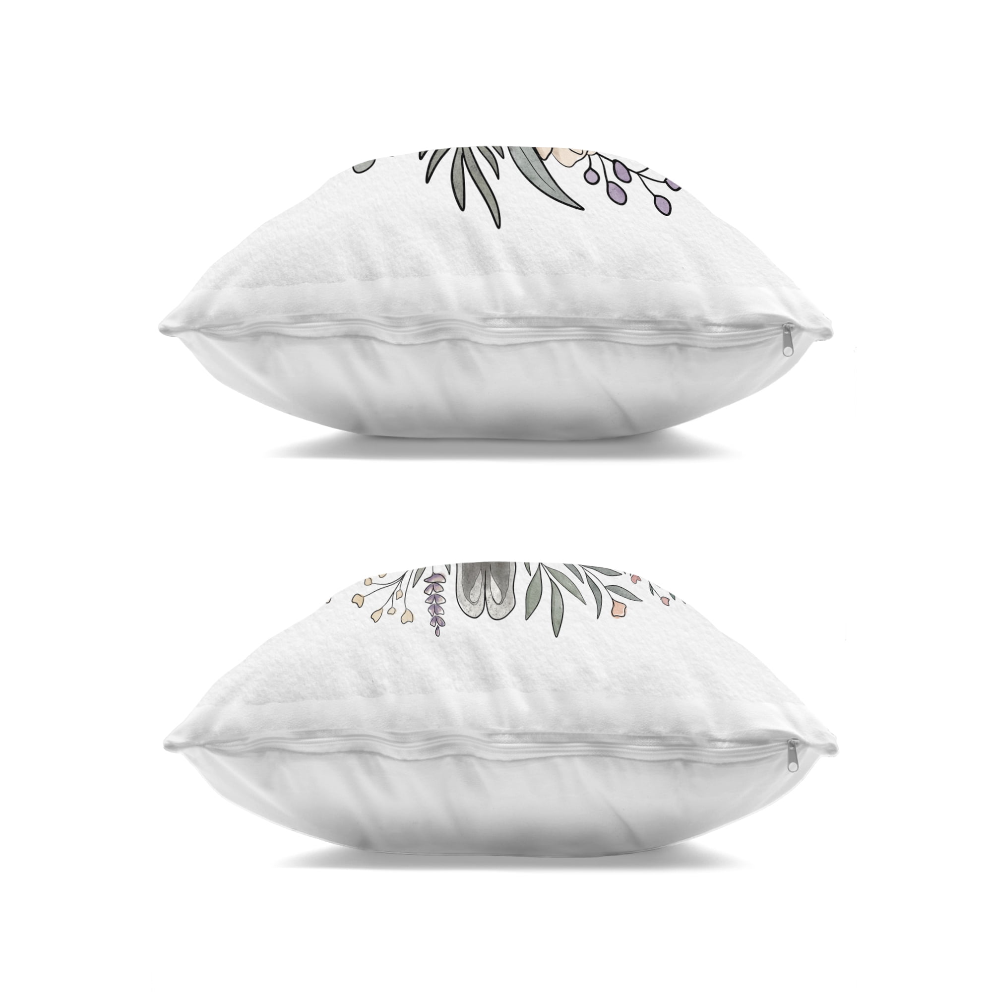 Stupell Industries Boho Longhorn & Horseshoe 2 Piece Decorative Printed Throw Pillow Set, design by Alisha Kiara Design, 18 x 7 x 18