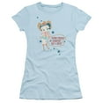 thumbnail image 2 of Betty Boop Hot And Spicy Cowgirl S/S Junior Women's T-Shirt Sheer Light Blue, 2 of 2