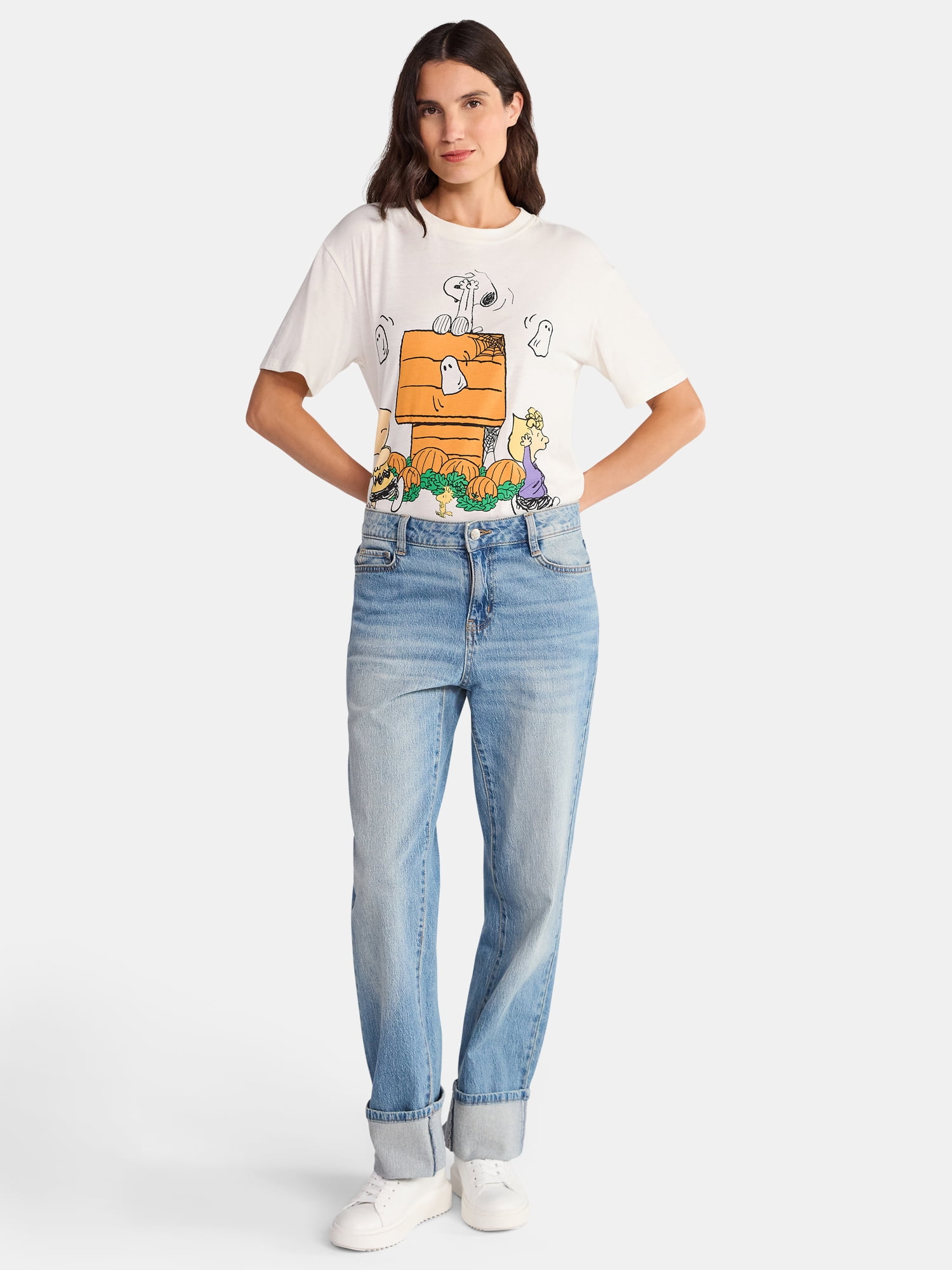 Peanuts Women's Halloween Graphic Tee, Sizes XXS-XXL