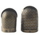 thumbnail image 2 of Dedal de metal Retro Dedales de costura Protector de dedo ajustable Herramientas de acolchado DIY para bordado (azul cian), 2 of 14