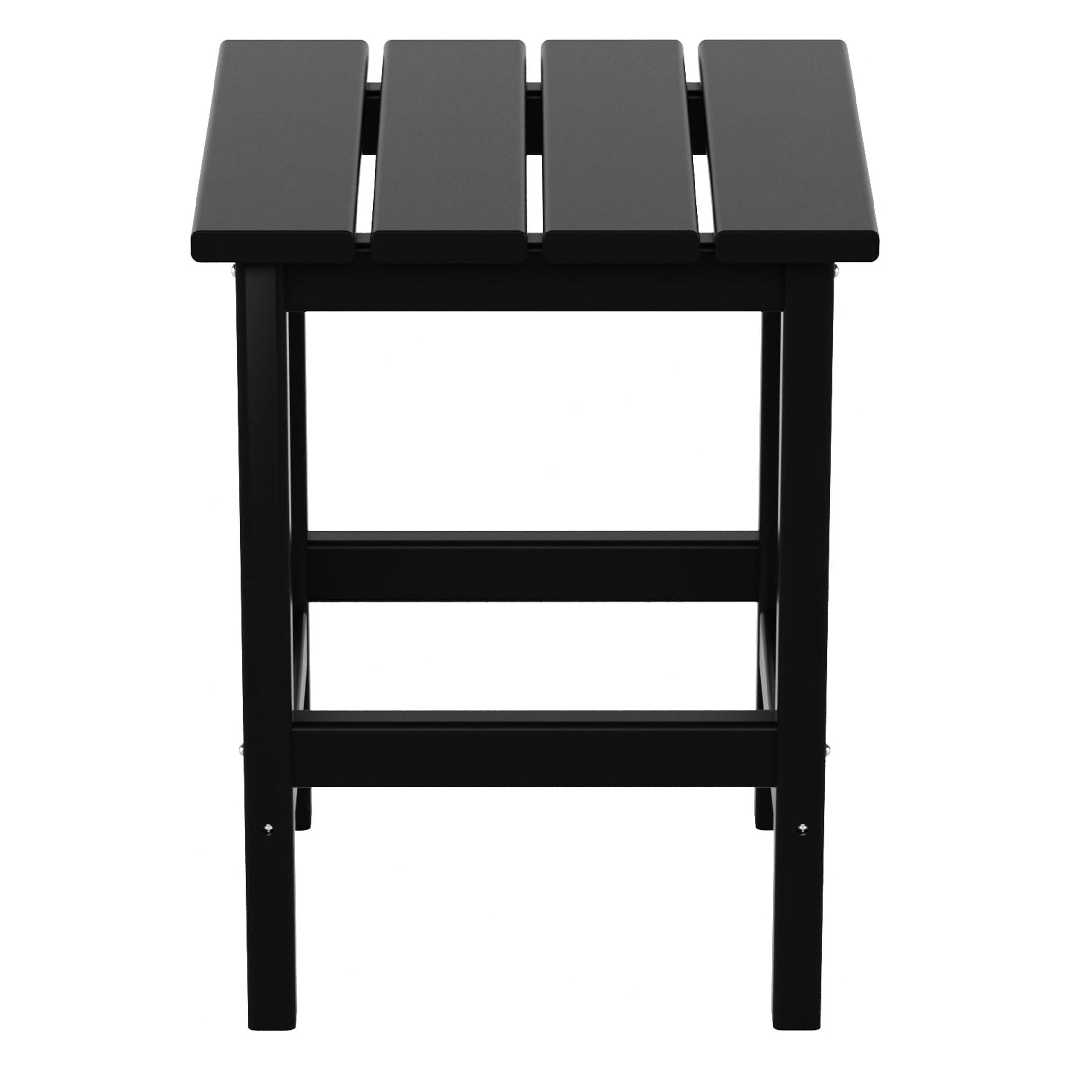 Westin Outdoor Patio Plastic Side Accent Table, Black