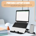 thumbnail image 4 of OULII 1Set Laptop Rack with Adjustable Height and Heat Dissipation for Travel and Library Use, 4 of 8