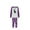 Purple-Kids, variant on Zwiiyzr Family Christmas Pajamas Matching Sets for Kids Parent Child Christmas Set Printed Home Clothes Pajamas Long Sleeved Jumpsuit Kid'S Style Purple-Kids