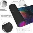 thumbnail image 3 of Galaxy Extended Large Gaming Mouse Pad Non Slip Rubber Base Mousepad Stitched Edges 31.5 X 11.8 Inch, 3 of 6
