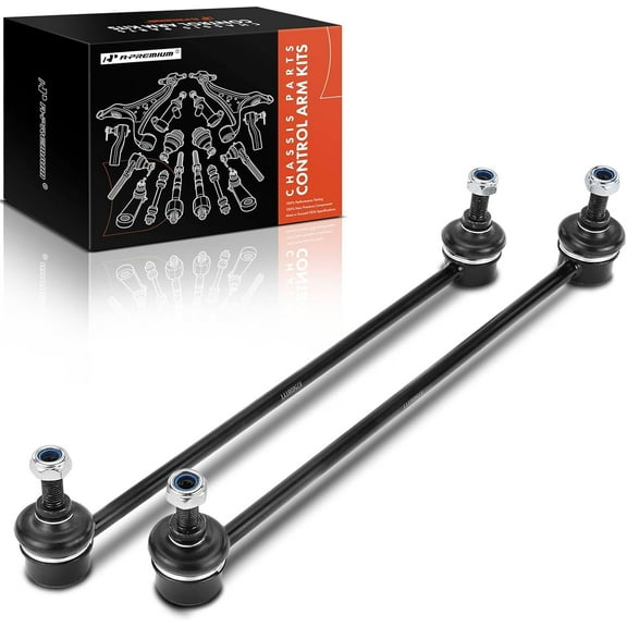 A-Premium Front Sway Bar Link Kit Stabilizer Link Compatible with Honda Fit 2009-2014, Insight 2010-2014, CR-Z 2011-2016