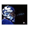 thumbnail image 1 of Frederik Andersen Signed Toronto Maple Leafs Goalie Mask Profile 11x14 Photo, 1 of 1
