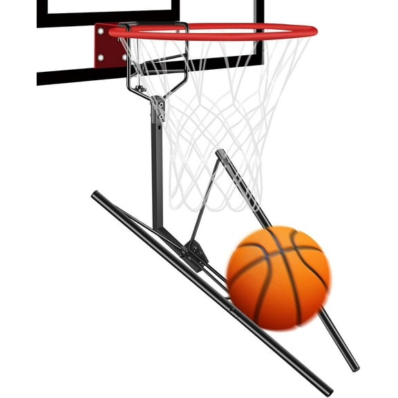 Basketball Return Attachment, Heavy Duty Rebounder Accessories, Durable Basketball Return Training Gear for Most Basketball Hoops