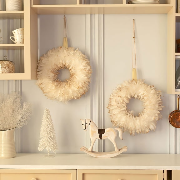 KALLORY White Foam Circle  Polystyrene for DIY Craft Projects