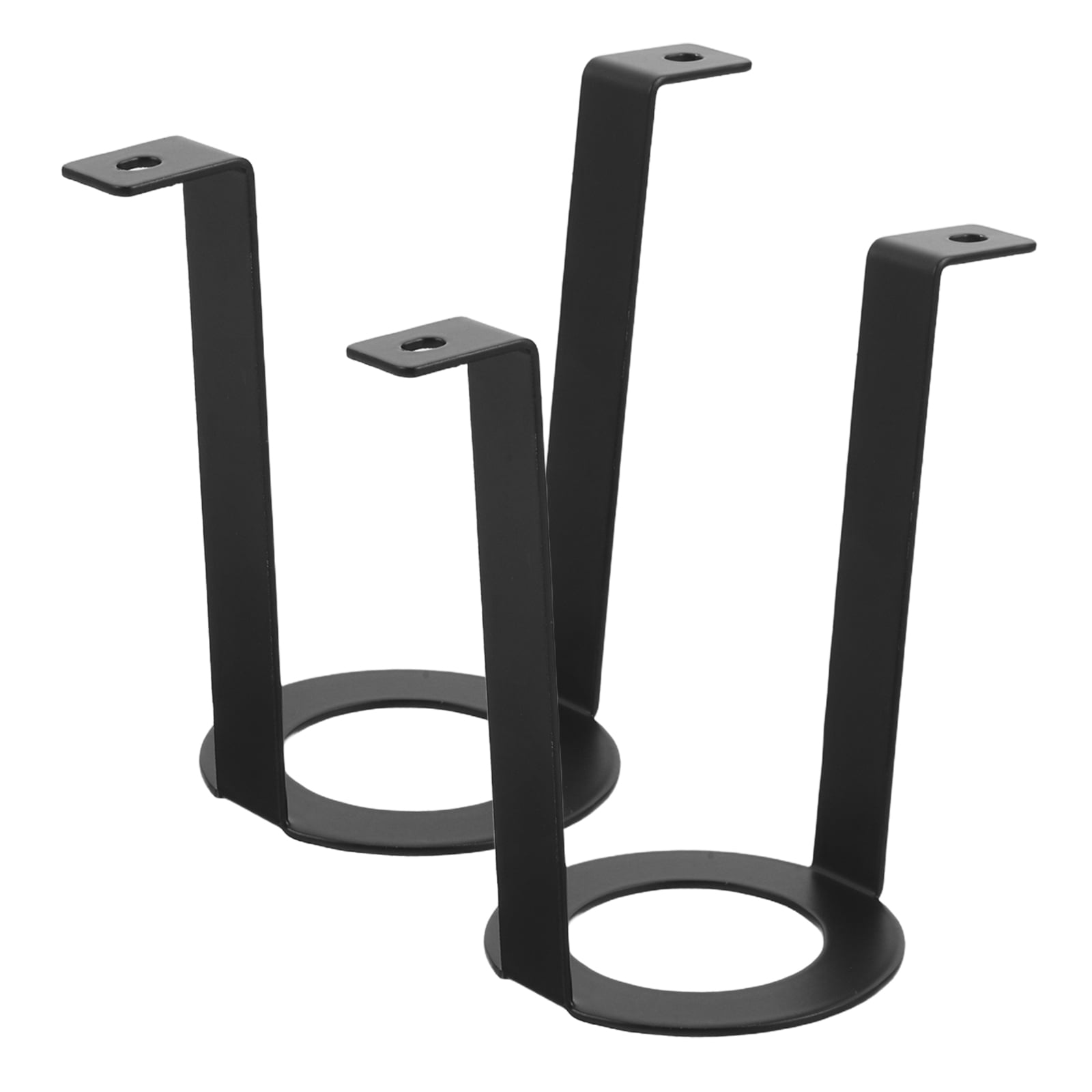 COMPUKAS 2Pcs Black Ceramic Socket Heat Lamp Holder for Reptile and Aquarium Light Fixtures