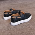 thumbnail image 6 of Kids Casual Boat Shoes Loafers Comfy No-Tie Lace Flat School Shoes for Boys Fashion Versatile Soft Sole Footwear Black 12.5 Little Kids, 6 of 7