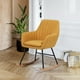 Homylin Confortable Chaise Berçante Relax Chaise Longue Tissu Canapé-Lit avec Coussin pour Salon Bureau à Domicile – image 2 sur 7