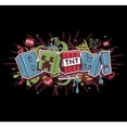 thumbnail image 2 of Men's Minecraft Creeper Boom Colorful  Graphic Tee Black 2X Large, 2 of 5