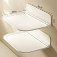 thumbnail image 3 of Juego de 2 estantes de pared blancos, sin necesidad de taladrar, fácilmente extensibles, aptos para dormitorios, salas de juegos, baños, salones y oficinas., 3 of 5