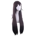 thumbnail image 1 of Peluca para cosplay Genshin Impacts, pelo sintético ámbar, 80 cm, 1 of 3