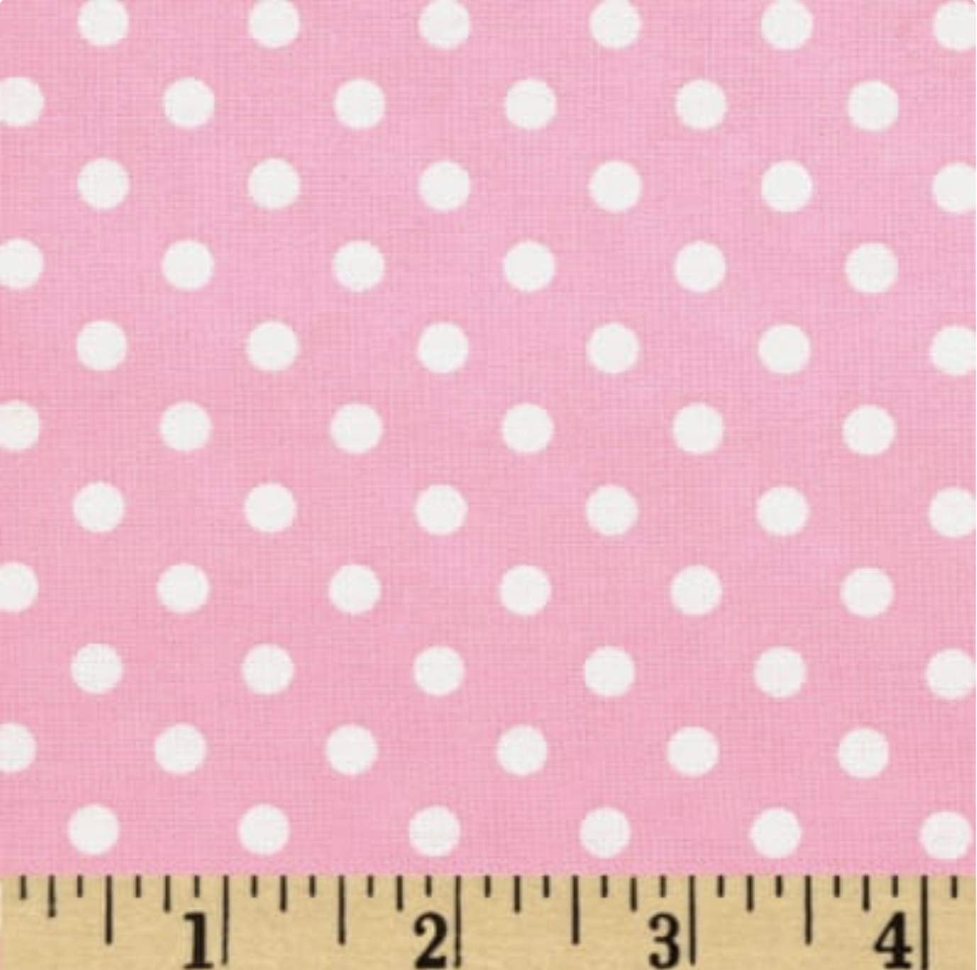 Small Polka Dot Poly Cotton Fabric by the 5, 10, 15 and 20 Yard