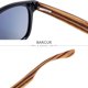 thumbnail image 5 of Gafas de sol Barcur Wood Polarized UV400 Black Walnut/Zebra, 5 of 8
