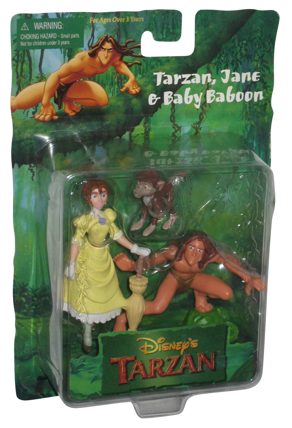 Disney Tarzan Jane Baby Baboon 1999 Mattel Figure Set Walmart Com