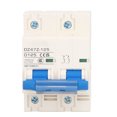 thumbnail image 1 of DC Circuit Breaker, 2P Rail Installation 1000V 125A Fast Tripping DC Miniature Circuit Breaker Professional  For PV System Blue Switch,Red Switch, 1 of 8